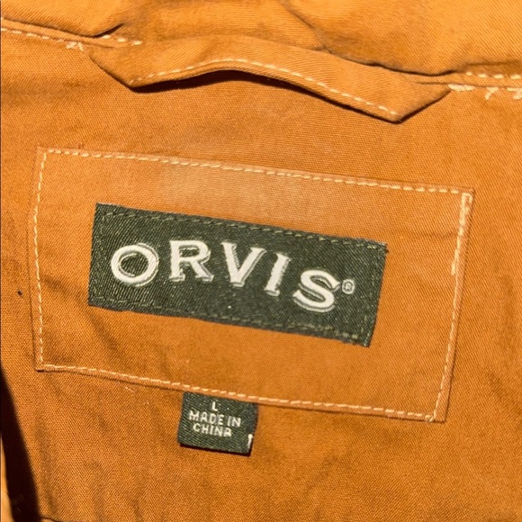 Orvis Brown Field Military Jacket with Sturdy Canvas - Picture 10 of 10